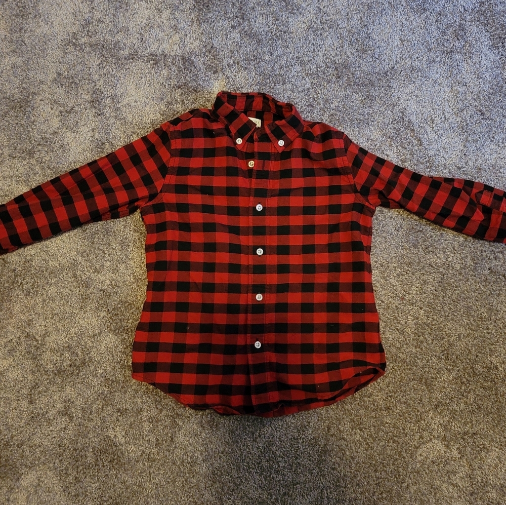 Adorable J Crew Kids Plaid Button Up